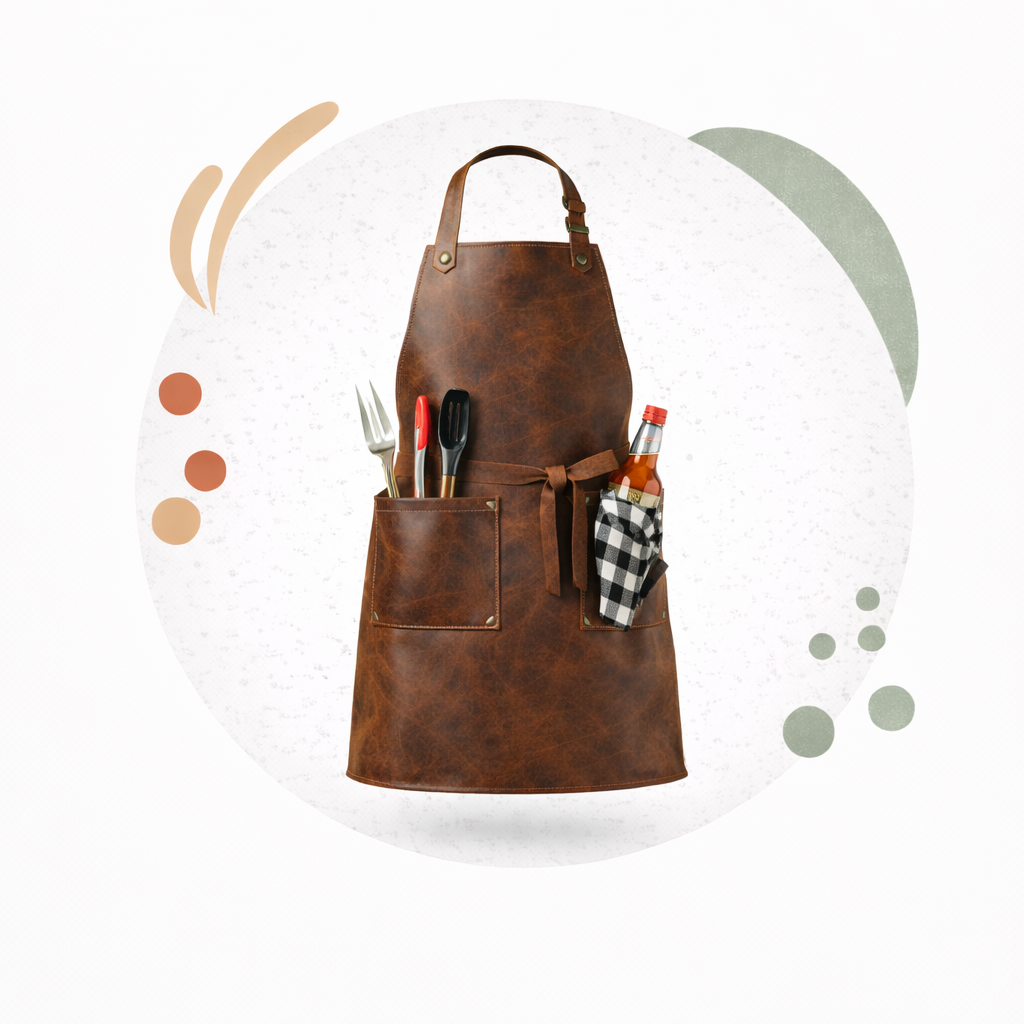 leather bbq aprons