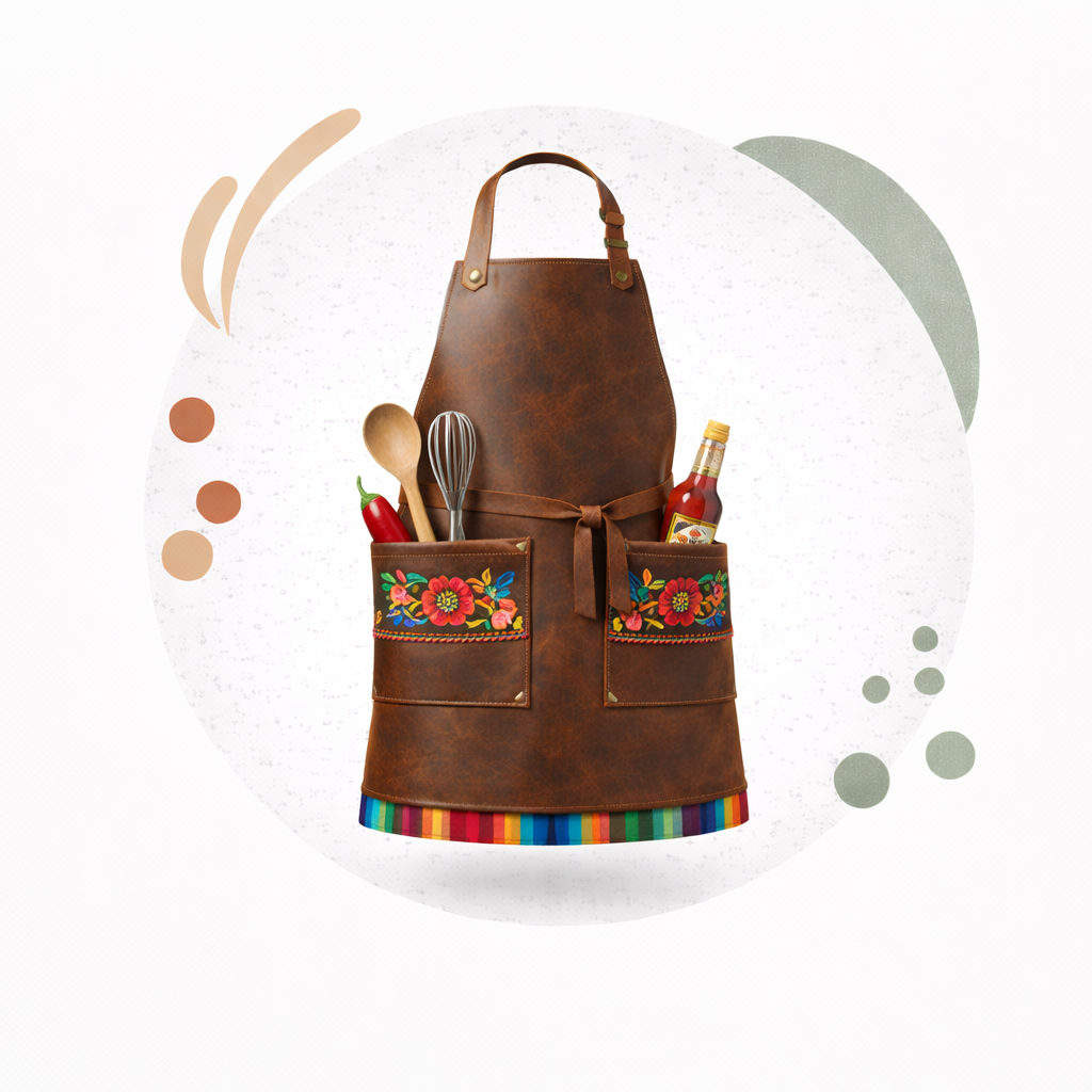 leather mexican aprons