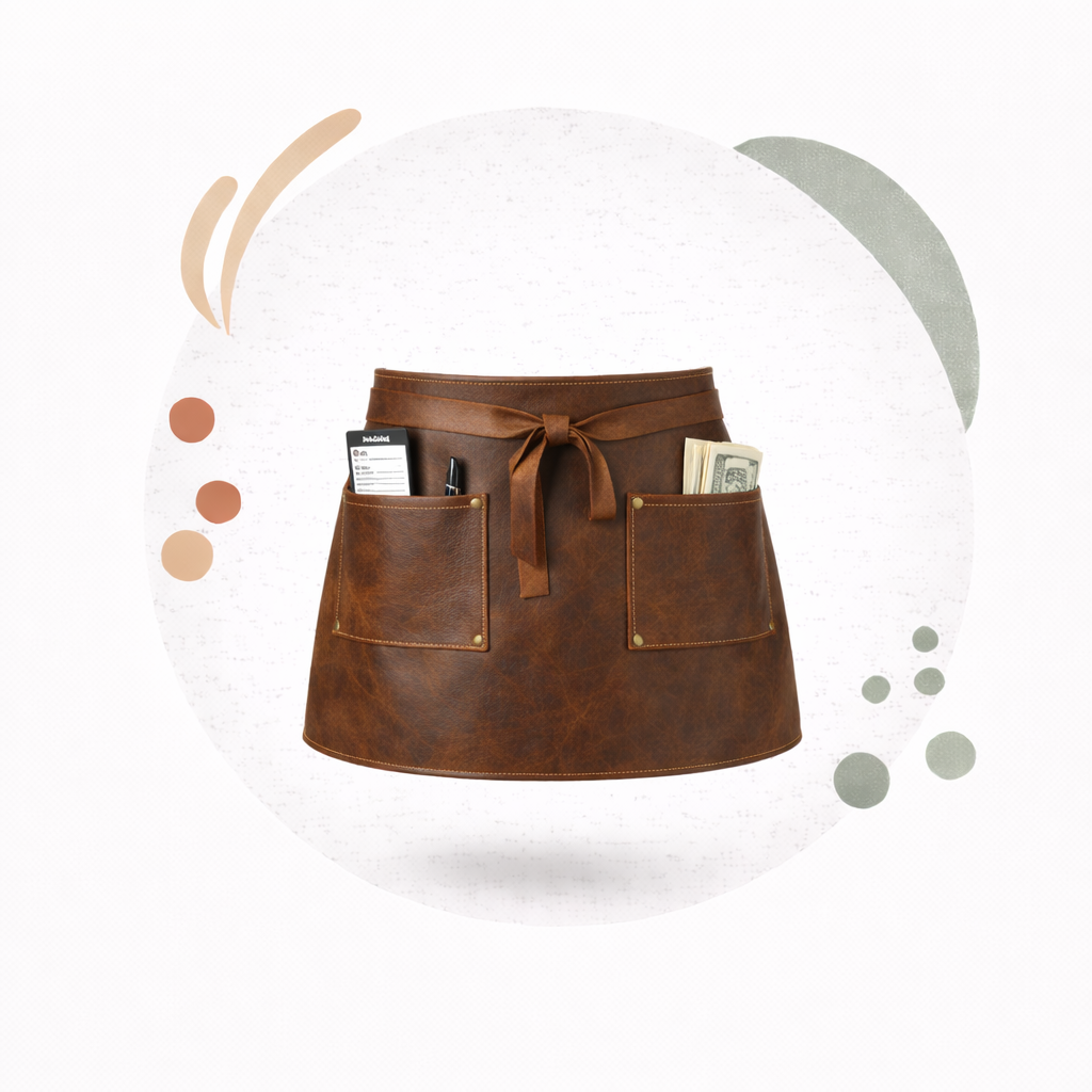 leather waitress aprons